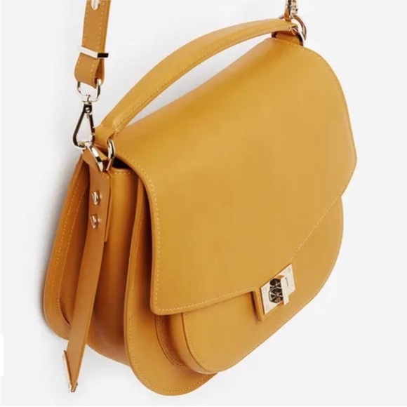 The Kooples saddle bag tan leather NWOT - Picture 15 of 16